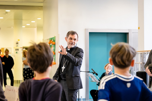 Schulbesuch Blaue Schule