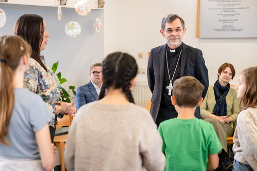 Schulbesuch Blaue Schule