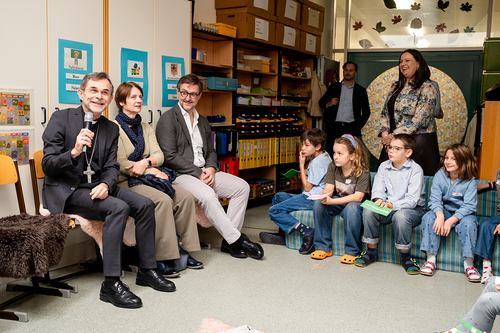 Schulbesuch Blaue Schule